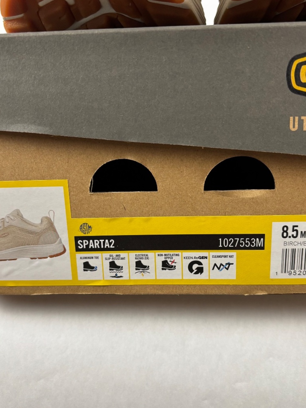 KEEN, Utility, Sparta 2, Industrial, Work Shoes Women's Cream Alloy Toe Size 8.5 - Picture 13 of 13